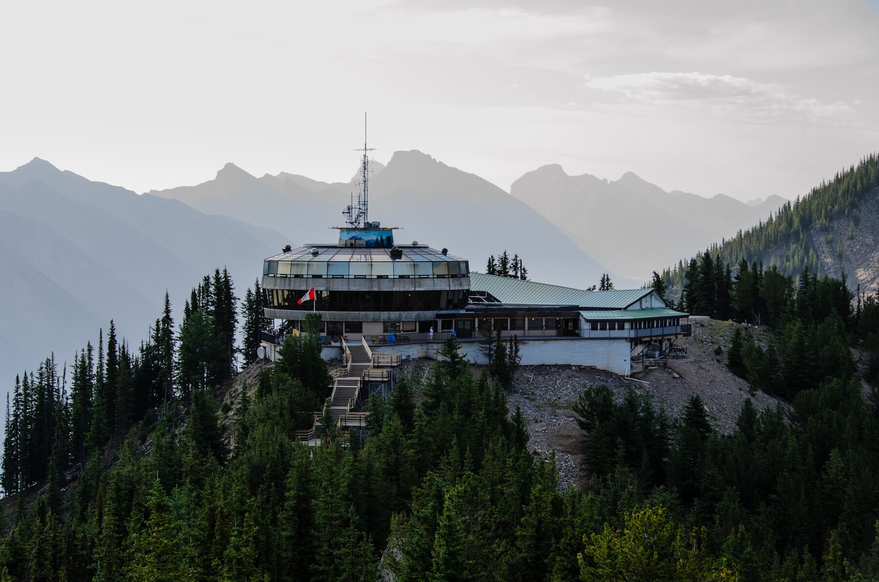 Upper station on Sulphur Mountain, the ridge Helen Cho keeps photographing